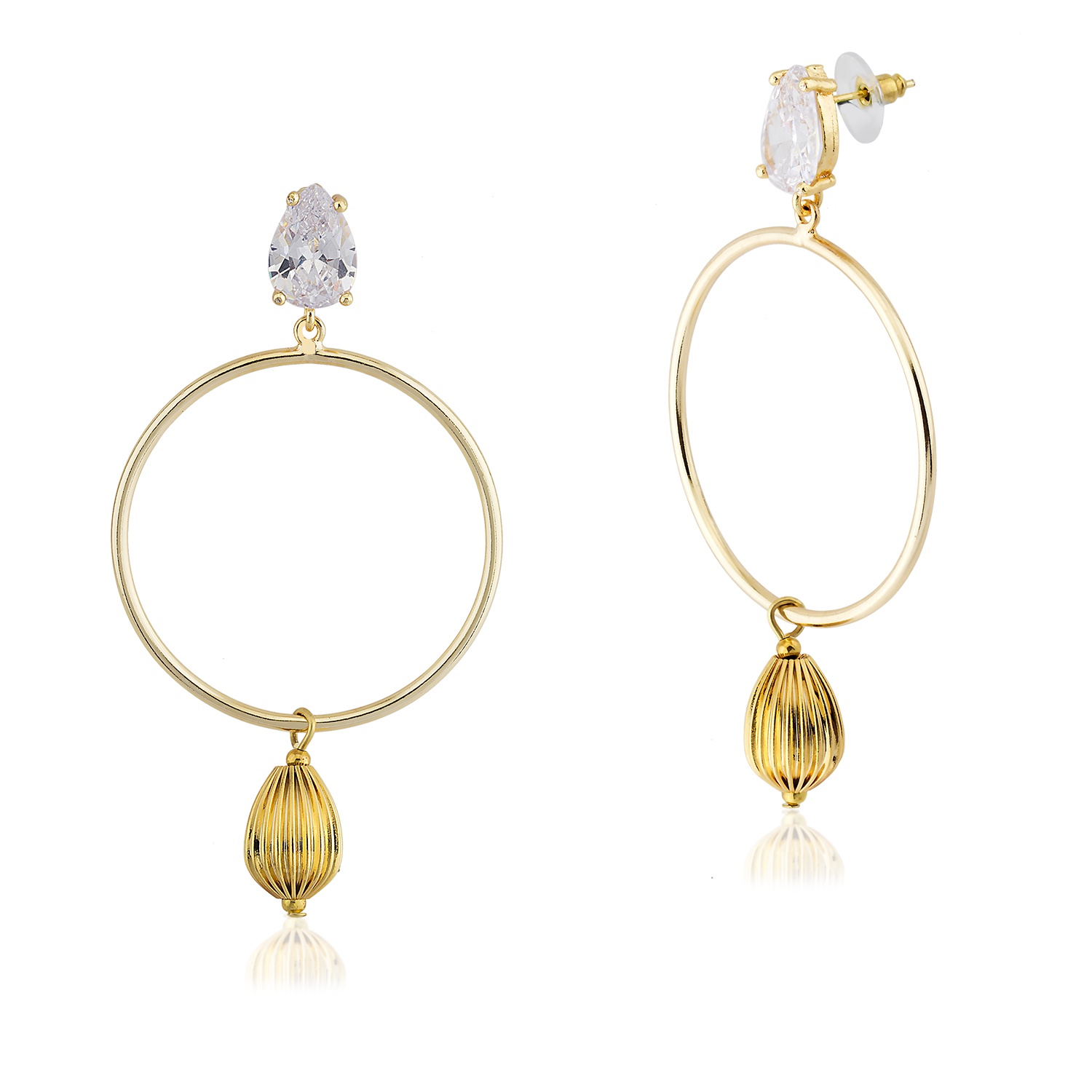 Iris White Earring | Bloom Jewelry
